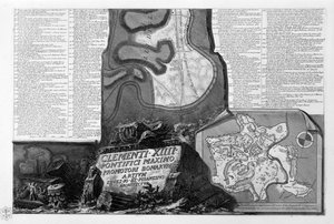 Map of Rome, Part 2 by Giovanni Battista Piranesi